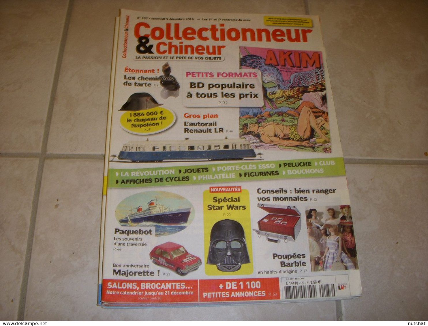 COLLECTIONNEUR CHINEUR 187 05.12.2014 AUTORAIL RENAULT MAJORETTE POUPEE BARBIE - Verzamelaars