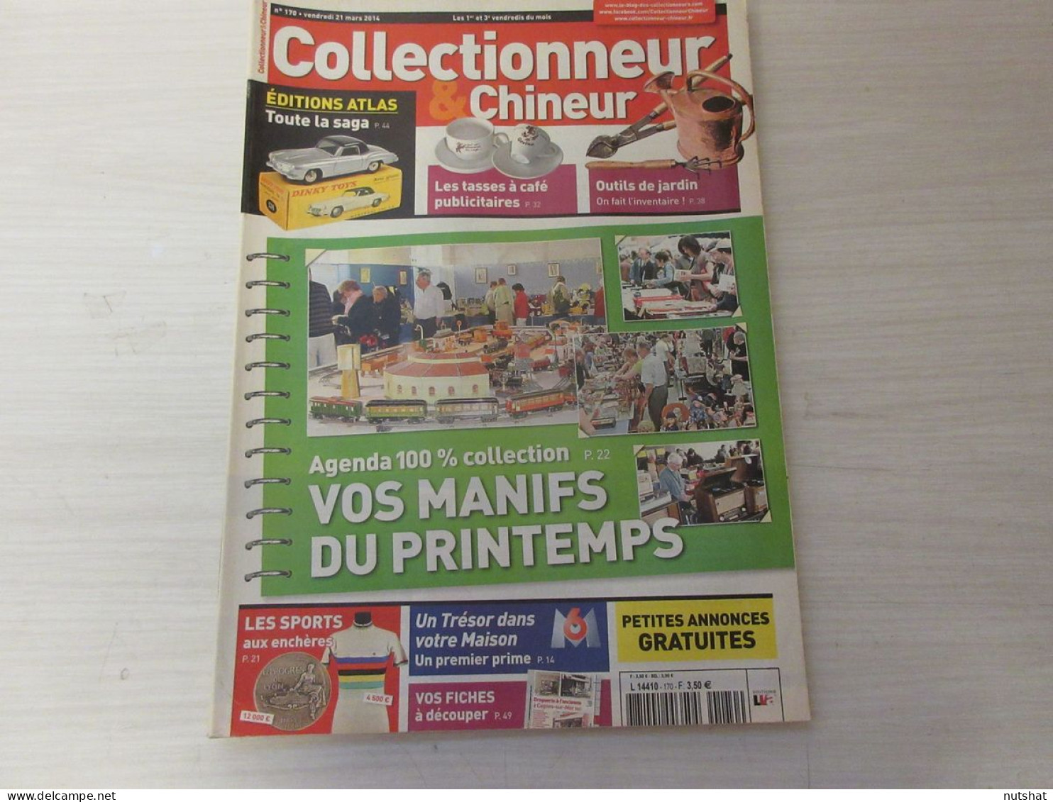 COLLECTIONNEUR CHINEUR 170 21.03.2014 TASSES PUBLICITAIRES OUTILS De JARDIN      - Trödler & Sammler