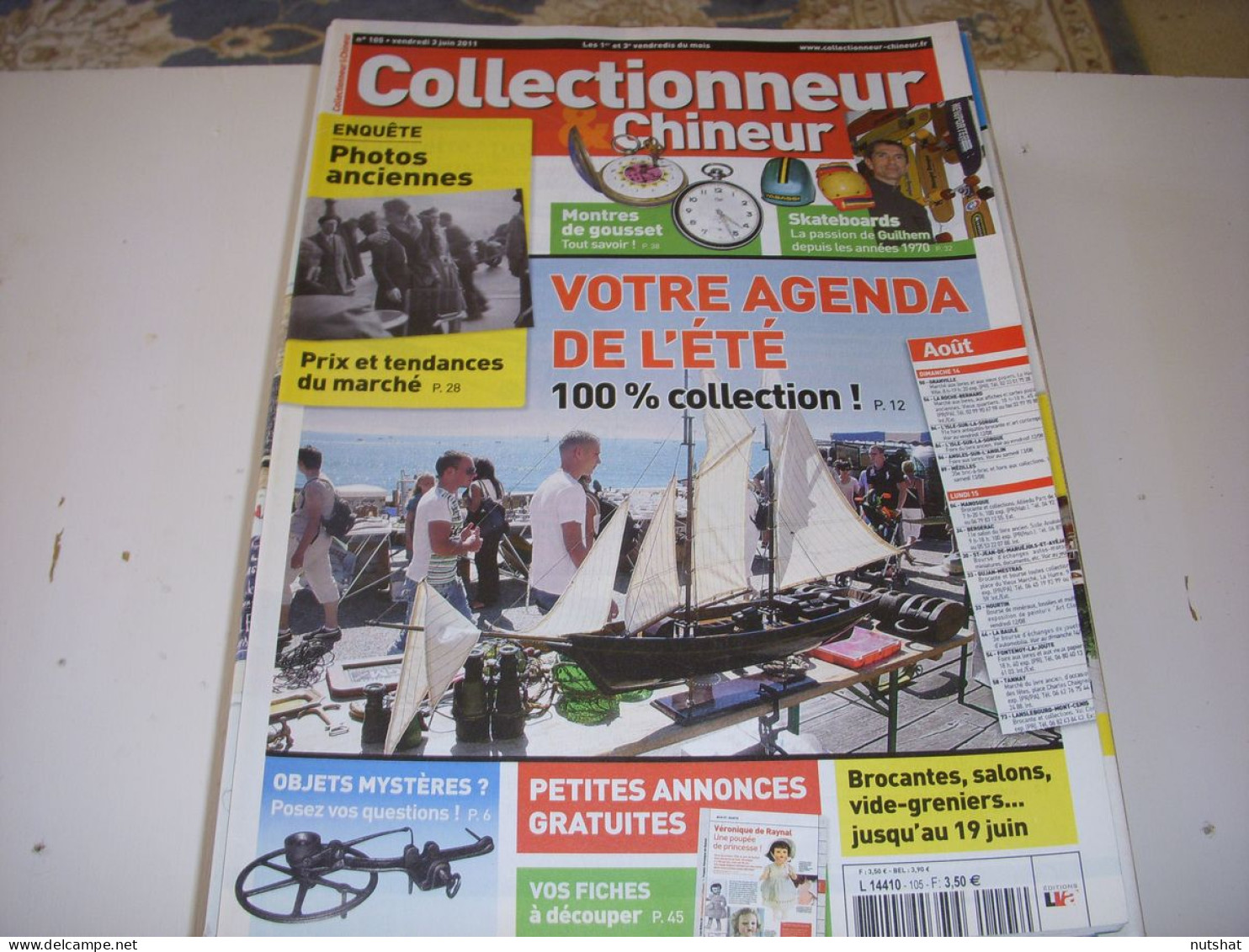 COLLECTIONNEUR CHINEUR 105 03.06.2011 MONTRES GOUSSET SKATEBOARDS HASBRO - Collectors