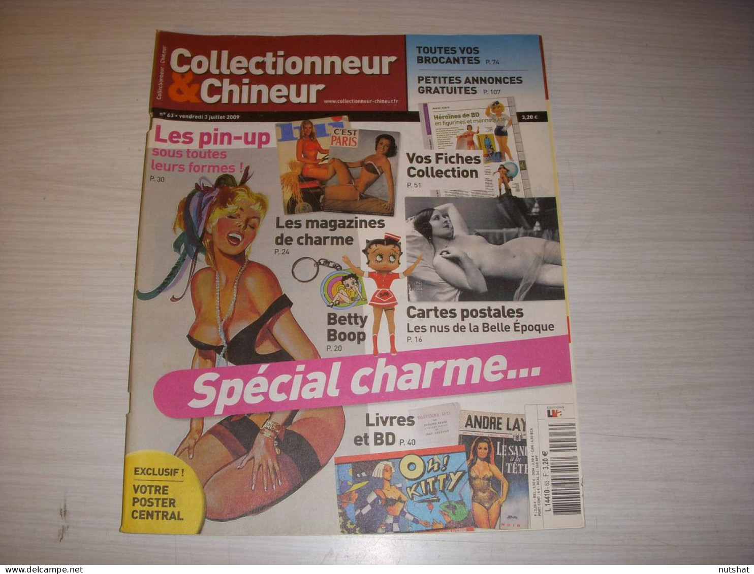 COLLECTIONNEUR CHINEUR 063 03.07.2009 SPECIAL PIN UP Et EROTISME Betty BOOP - Collectors