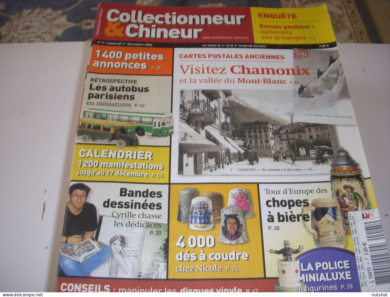 COLLECTIONNEUR CHINEUR 005 01.12.2006 ORFEVRERIE HAUTE BRETAGNE ENVOIS POSTAUX - Collectors