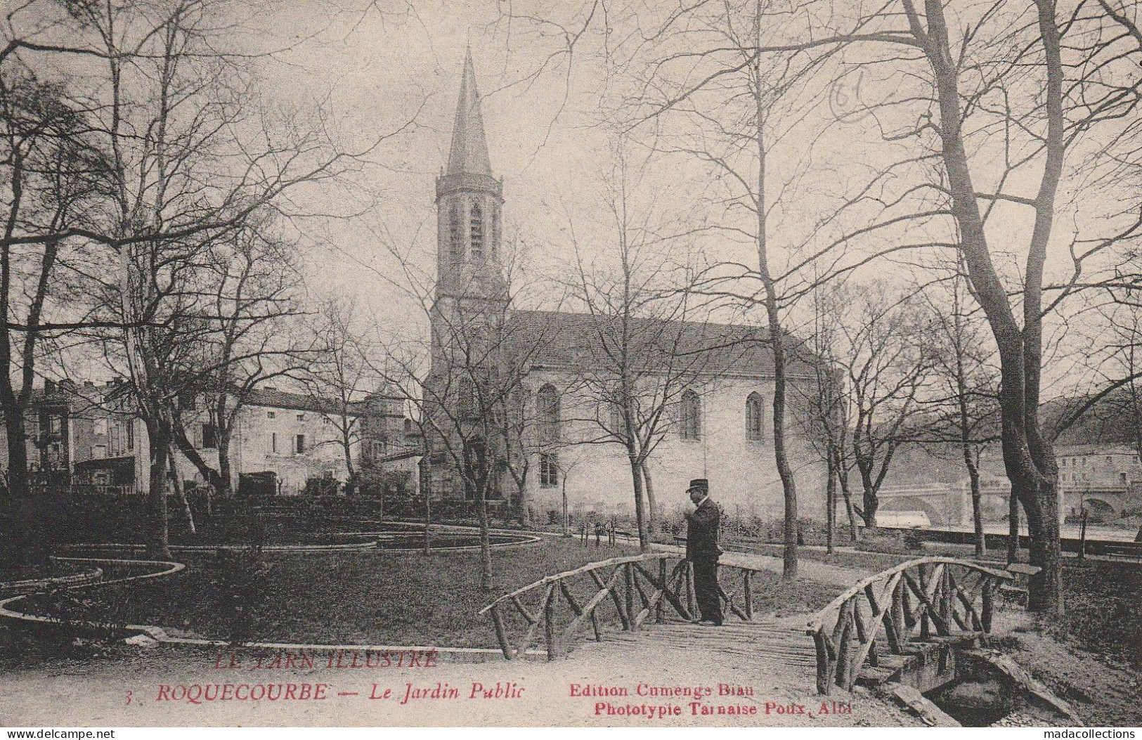 Roquecourbe (81 - Tarn) Le Jardin Public - Roquecourbe