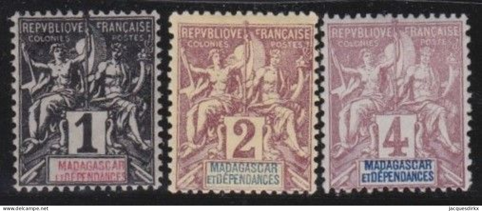 Madagascar   .  Y&T   .    28/30     .      *    .      Neuf Avec Gomme - Unused Stamps