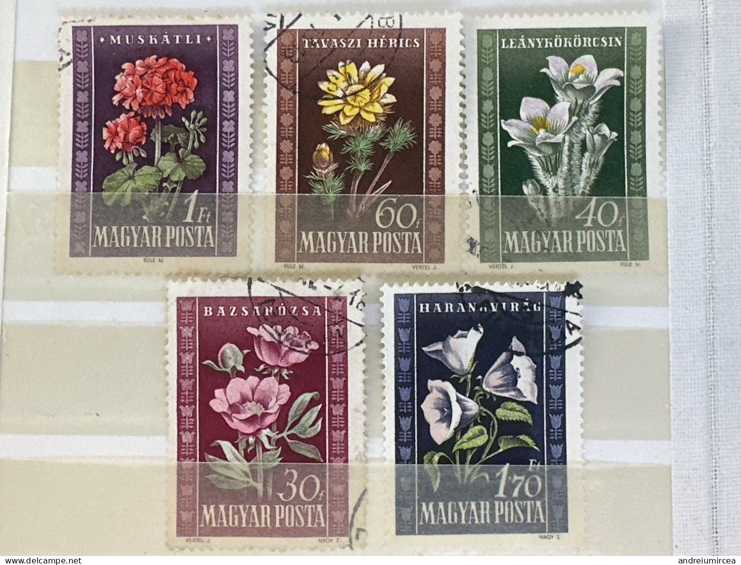 Flowers Fleurs Blumen Hungaria Used - Used Stamps