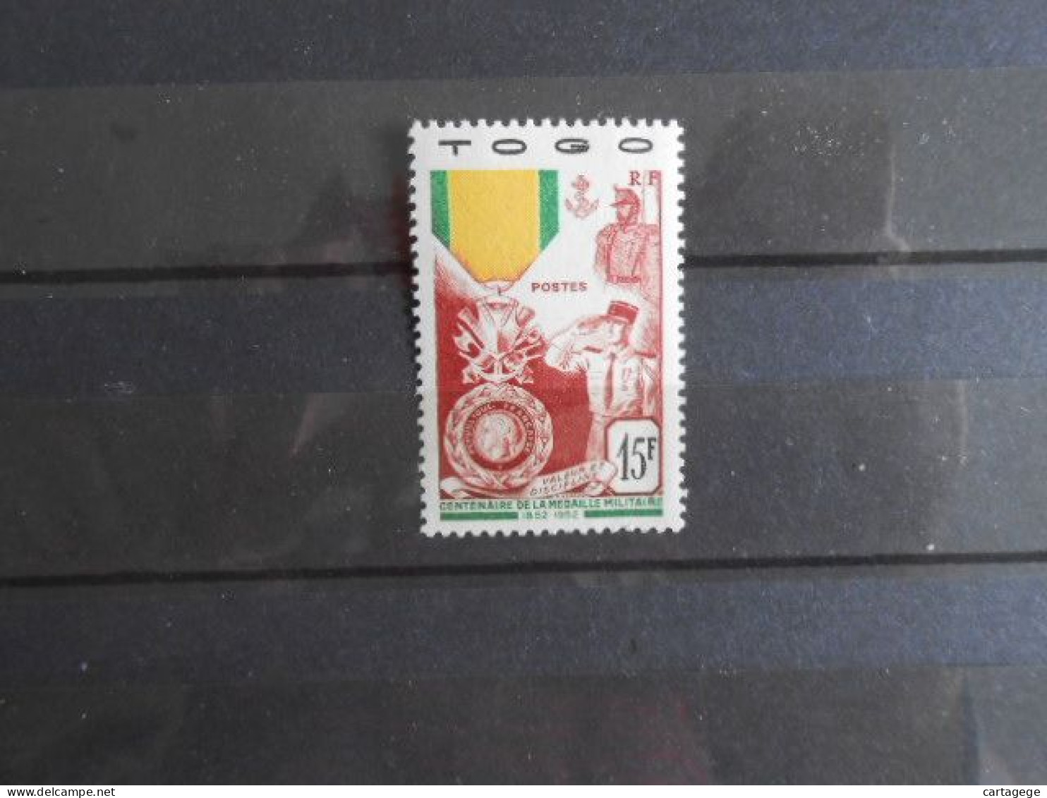 TOGO YT 255 CENTENAIRE DE LA MEDAILLE MILITAIRE* - Unused Stamps