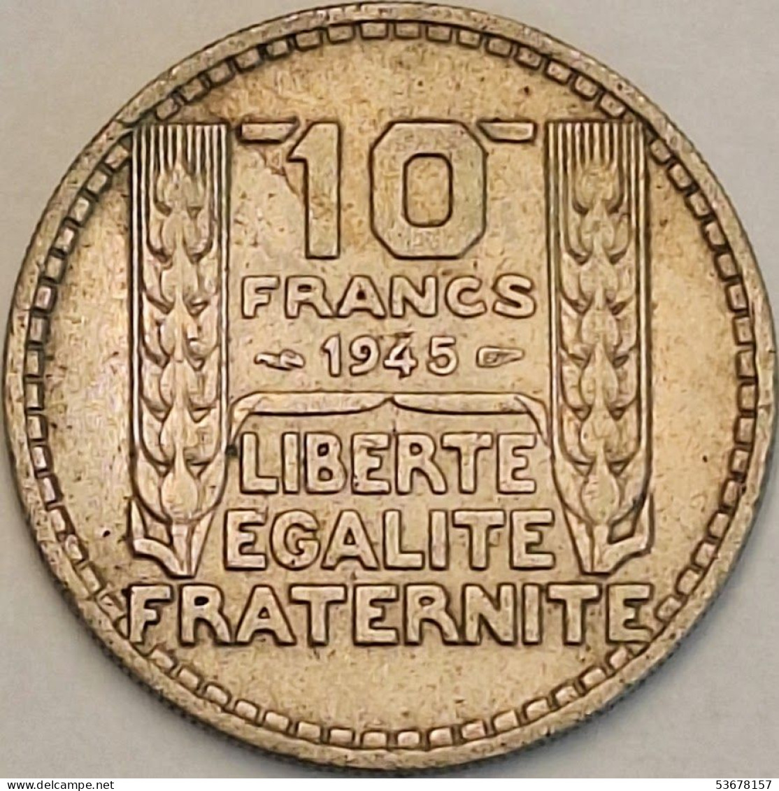 France - 10 Francs 1945, KM# 908.1 (#4137) - 10 Francs