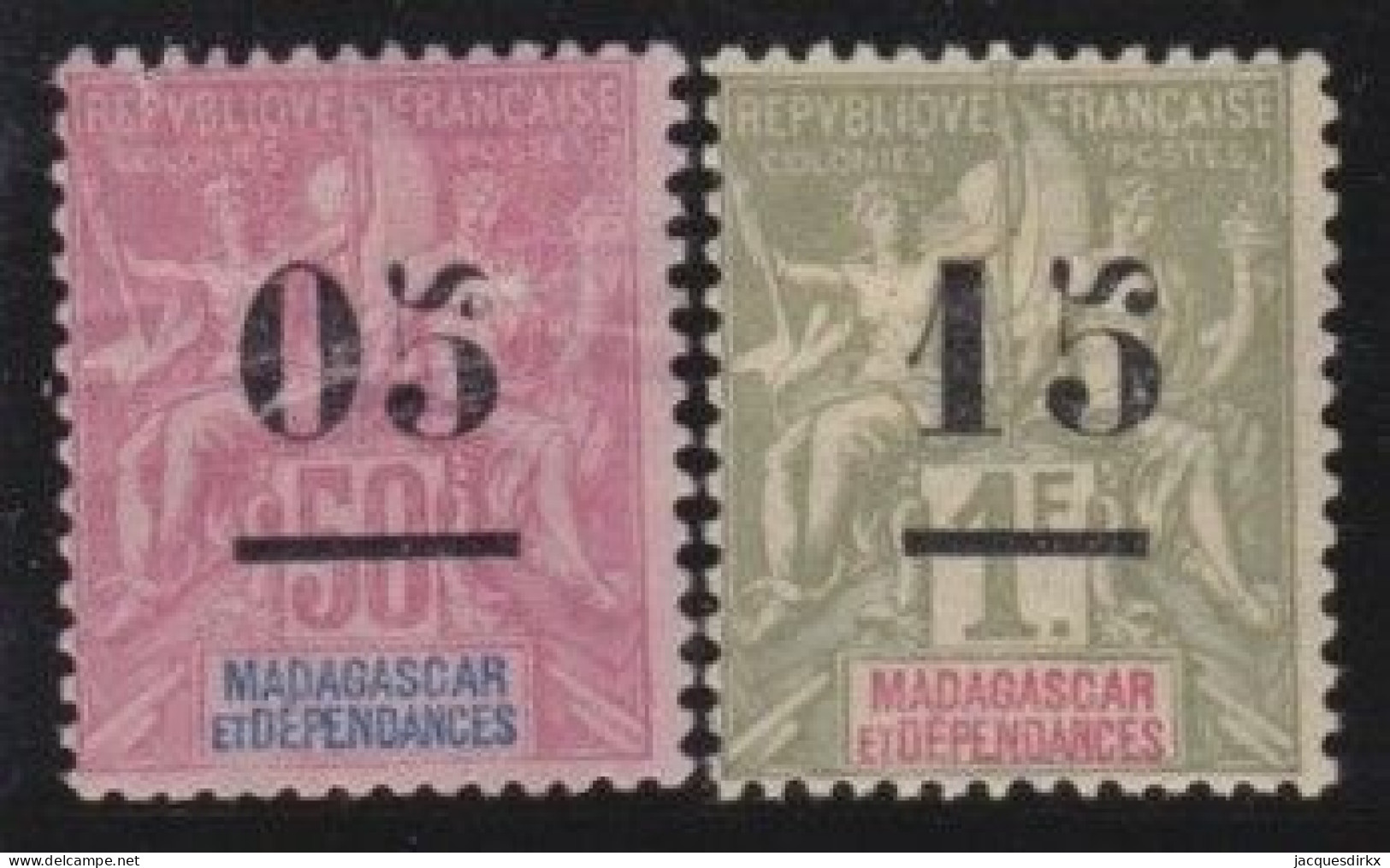 Madagascar   .  Y&T   .    48+50     .     (*)    .      Neuf Sans Gomme - Nuovi