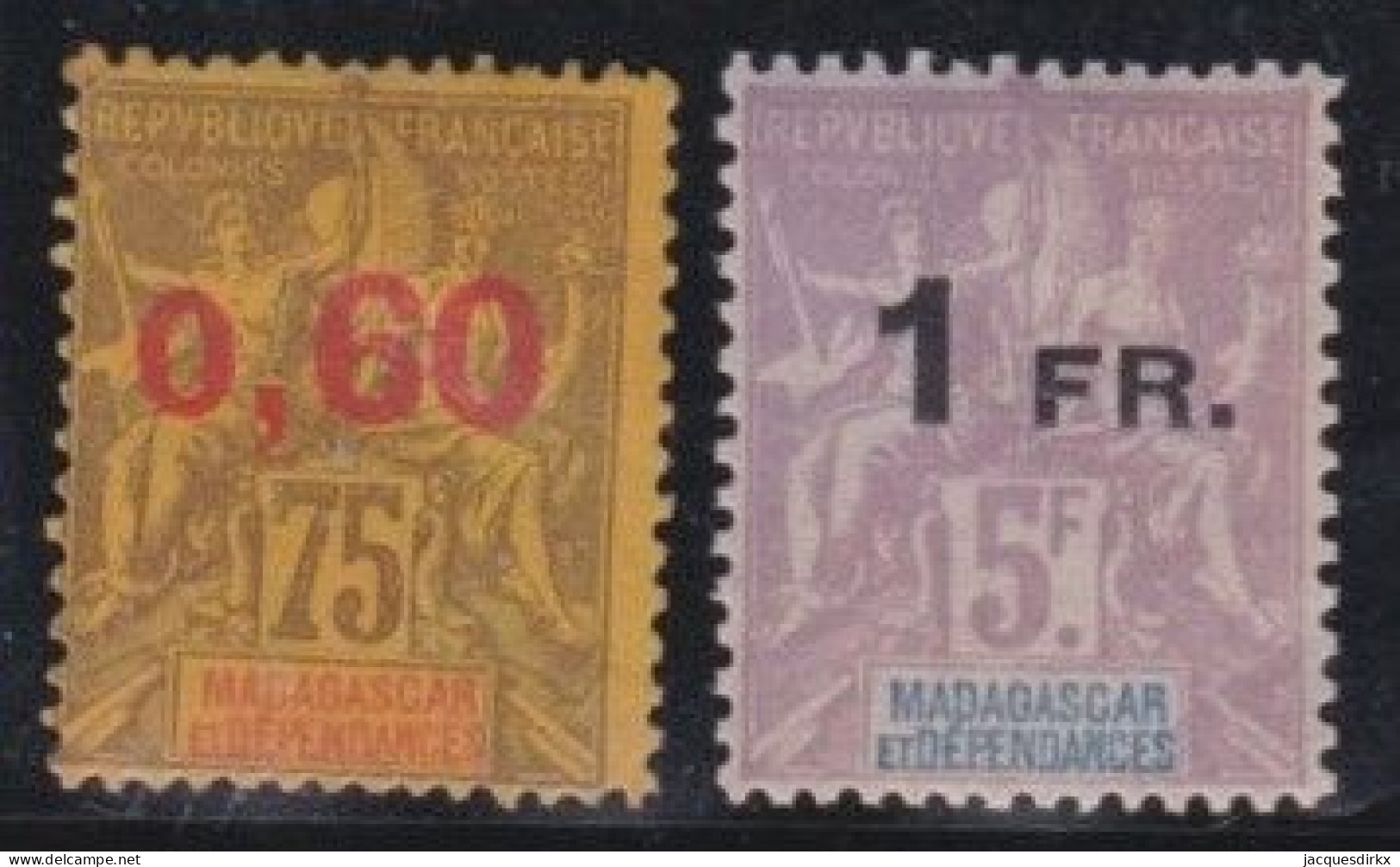 Madagascar   .  Y&T   .    122/123     .      *    .      Neuf Avec Gomme - Unused Stamps