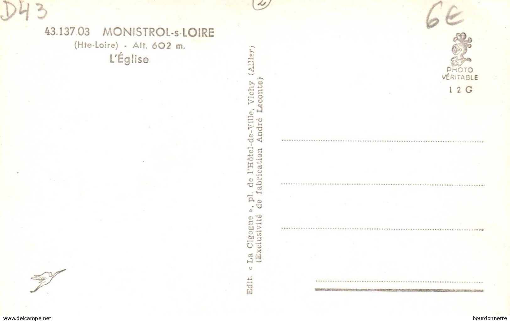 MONISTROL SUR LOIRE - L'Eglise. - Monistrol Sur Loire