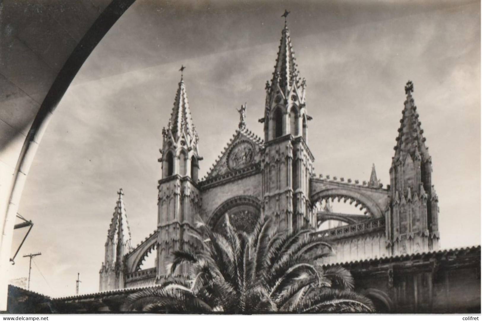 Isla - Baléares - Palma De Mallorca  -  Torres De La Catedral Desde El Palacio  De La Almudaina - Palma De Mallorca