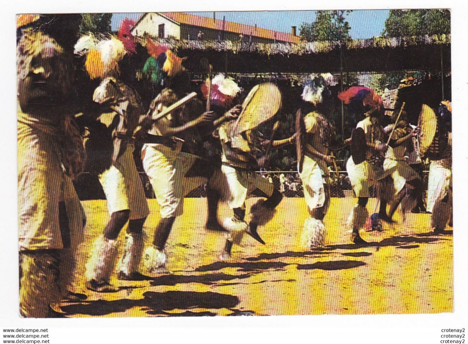 Afrique Du Sud Danses Folkloriques Zoulou VOIR DOS PUB Marinol Labo La Biomarine Dieppe En 1963 Timbres - Südafrika