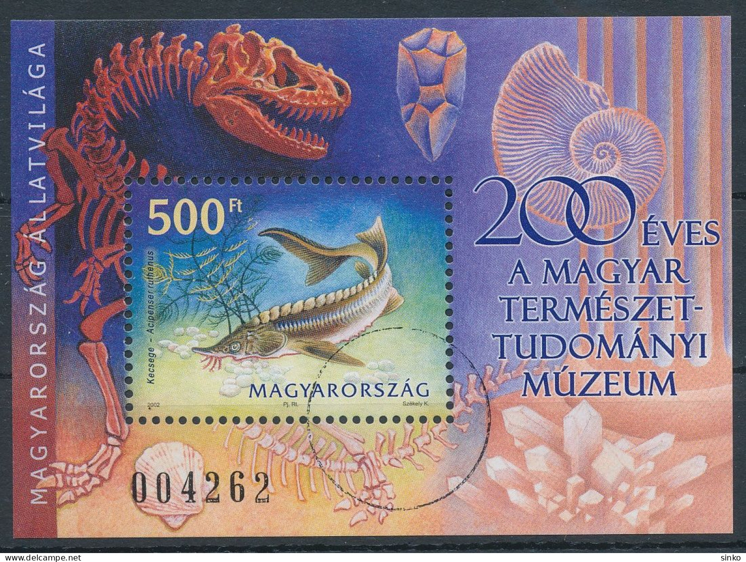 2002. Fauna Of Hungary (I.) - Block - Speciality - Errors, Freaks & Oddities (EFO)