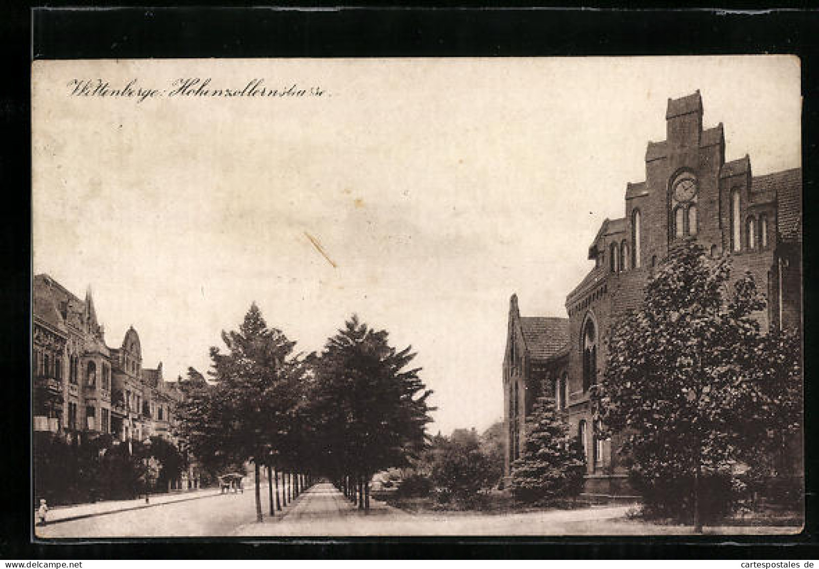 AK Wittenberge, Hohenzollernstrasse  - Wittenberge