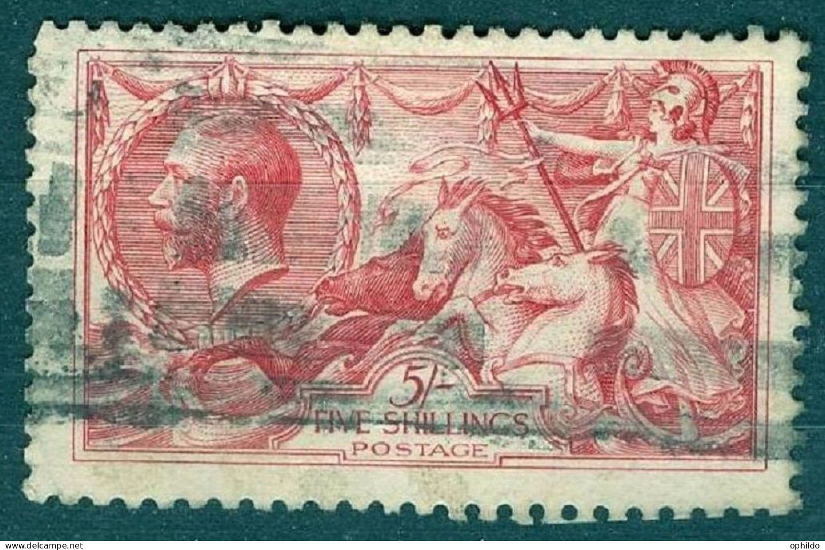 Royaume Uni 154 Ob TB Voir Scan Tirage Bradbury - Used Stamps