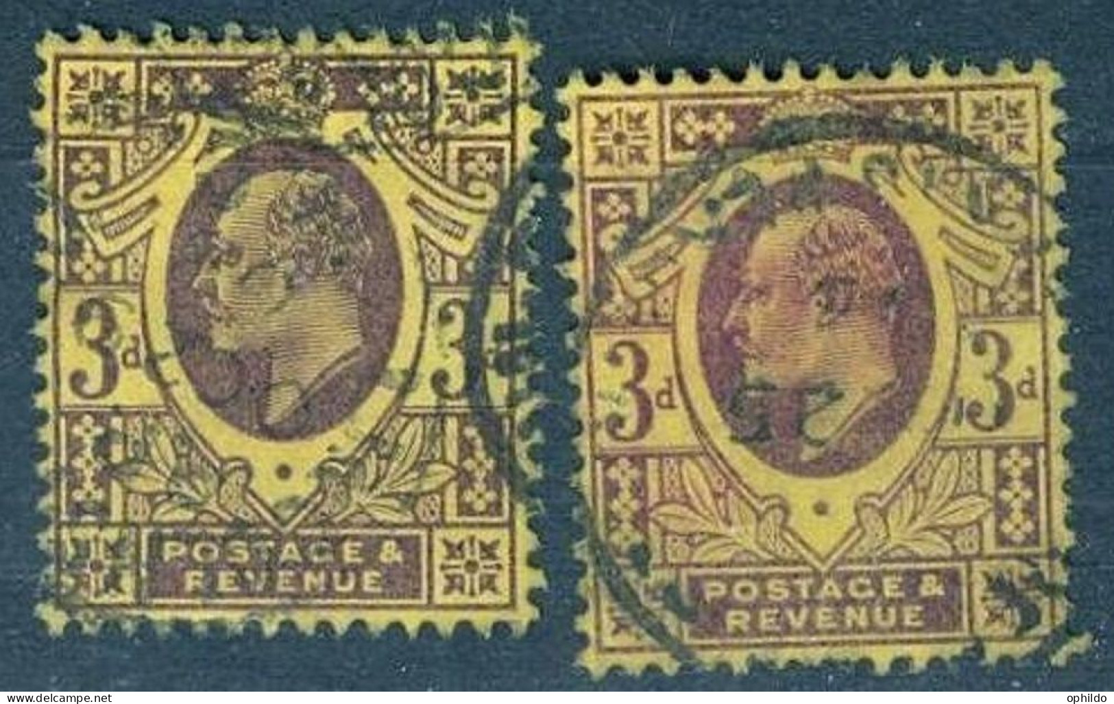Royaume Uni 111 En 2 Nuances Couleur Ob TB  - Used Stamps