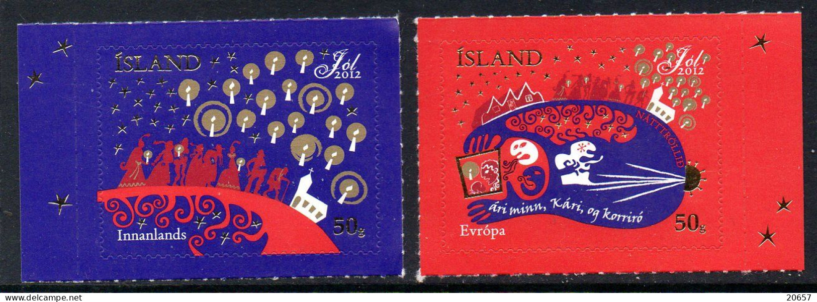 Island Islande 1302/03 Contes Populaires, Noël - Märchen, Sagen & Legenden