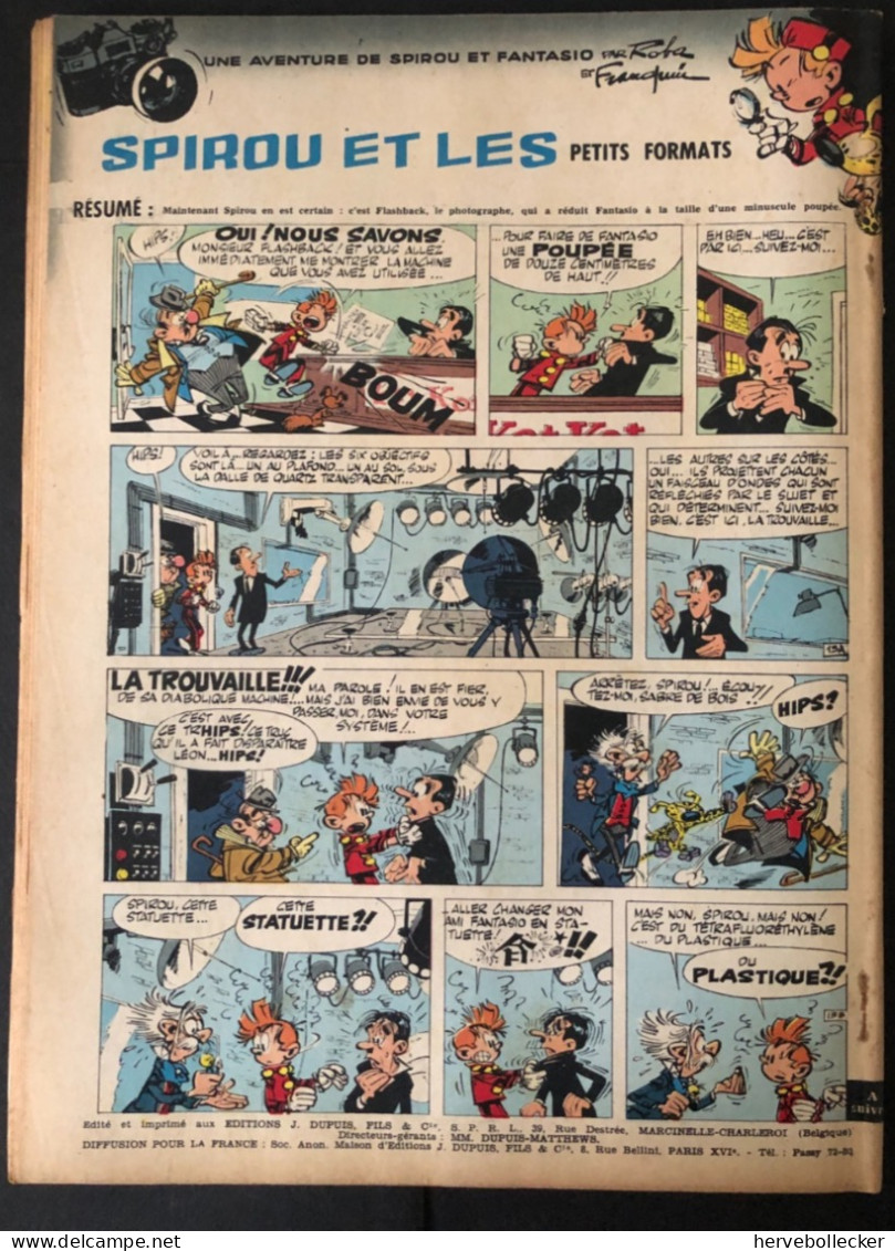 Spirou Hebdomadaire N° 1291 - 1963 - Spirou Magazine