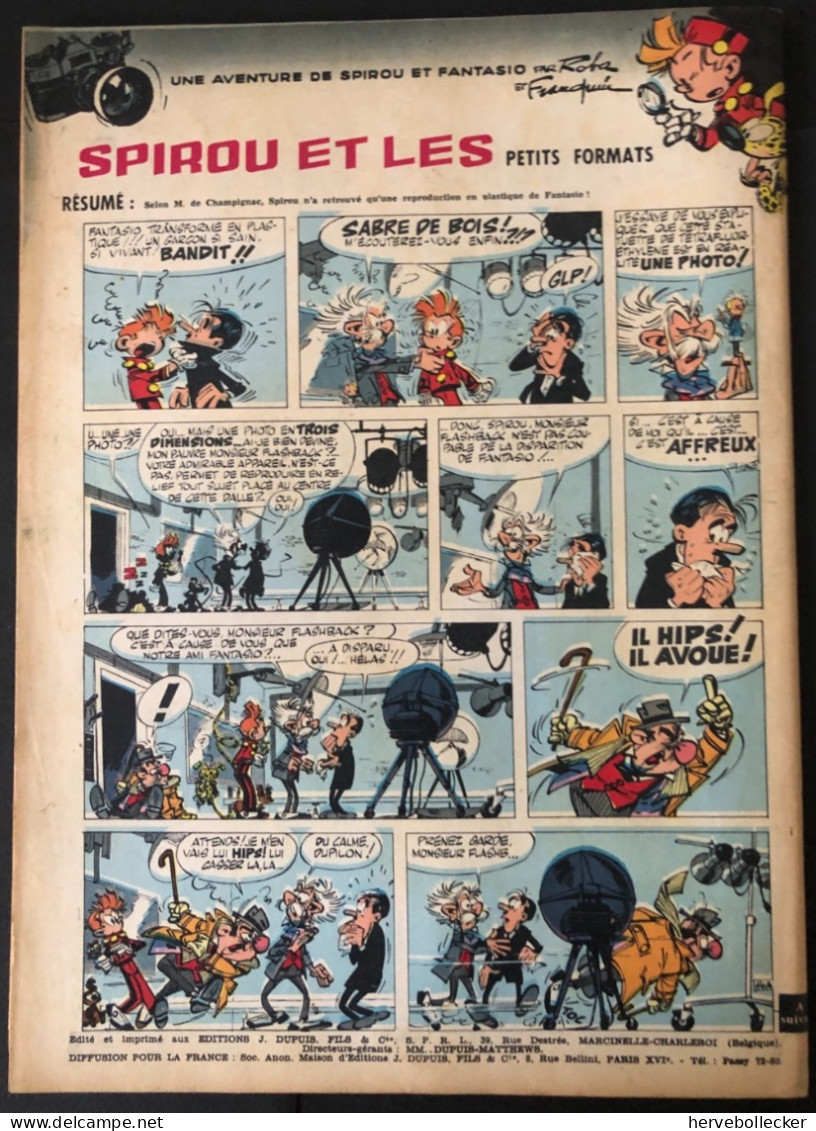 Spirou Hebdomadaire N° 1292 - 1963 - Spirou Magazine