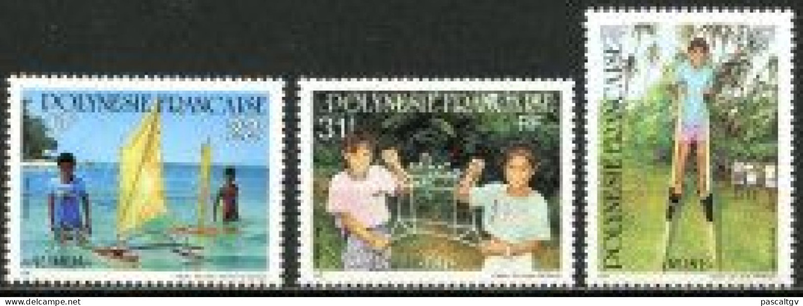 Polynésie Française - 1992 - Série N° 415 à 417 ** - Neufs
