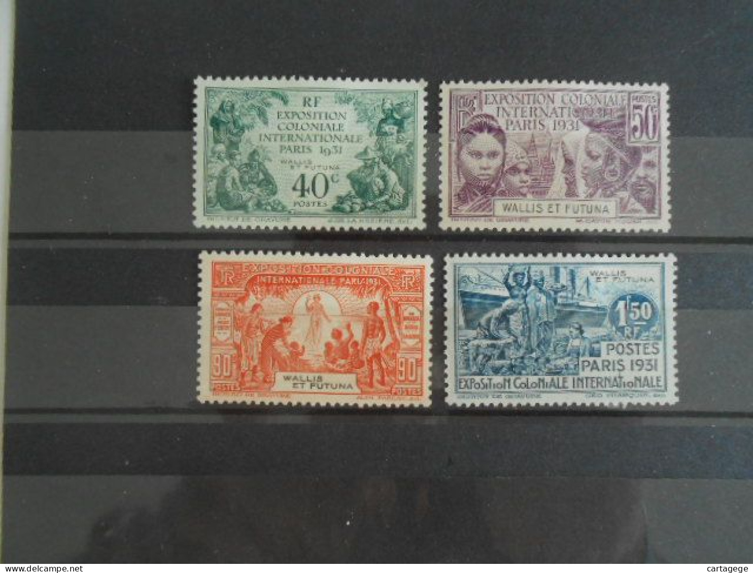 WALLIS-ET-FUTUNA YT 66/69 EXPOSITION COLONIALE DE PARIS* - Unused Stamps