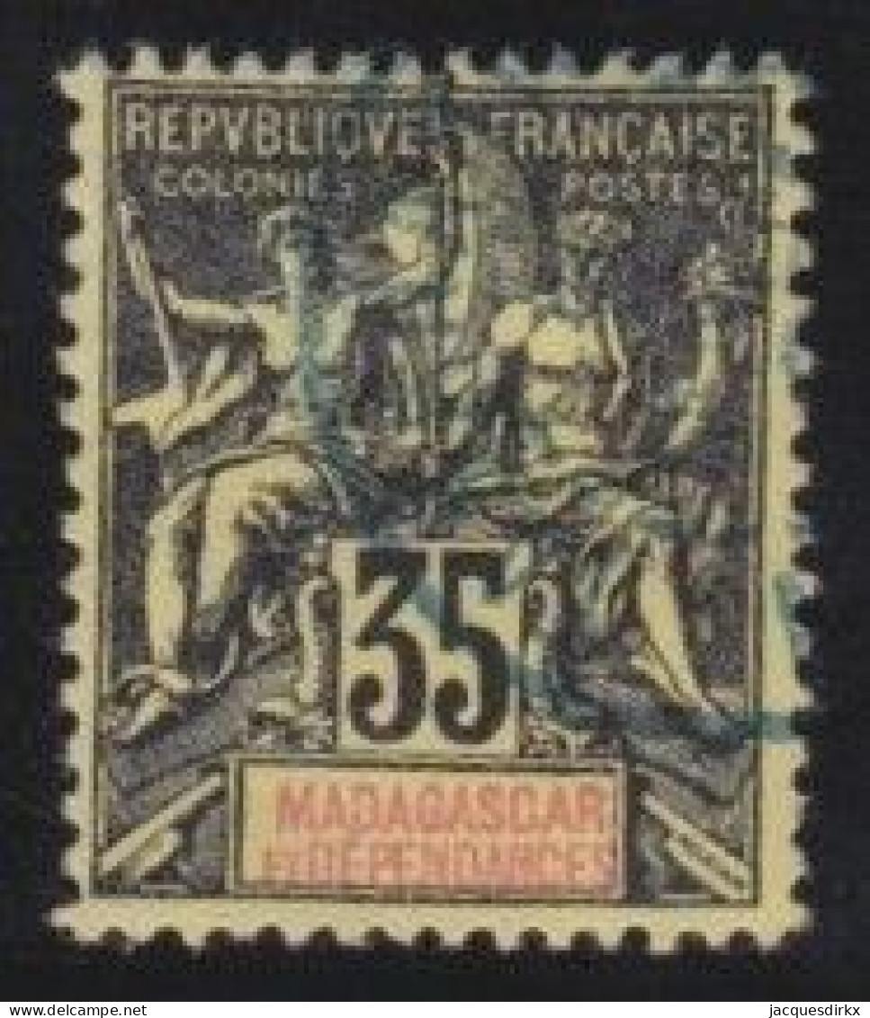 Madagascar   .  Y&T   .    46     .      O     .      Oblitéré - Oblitérés