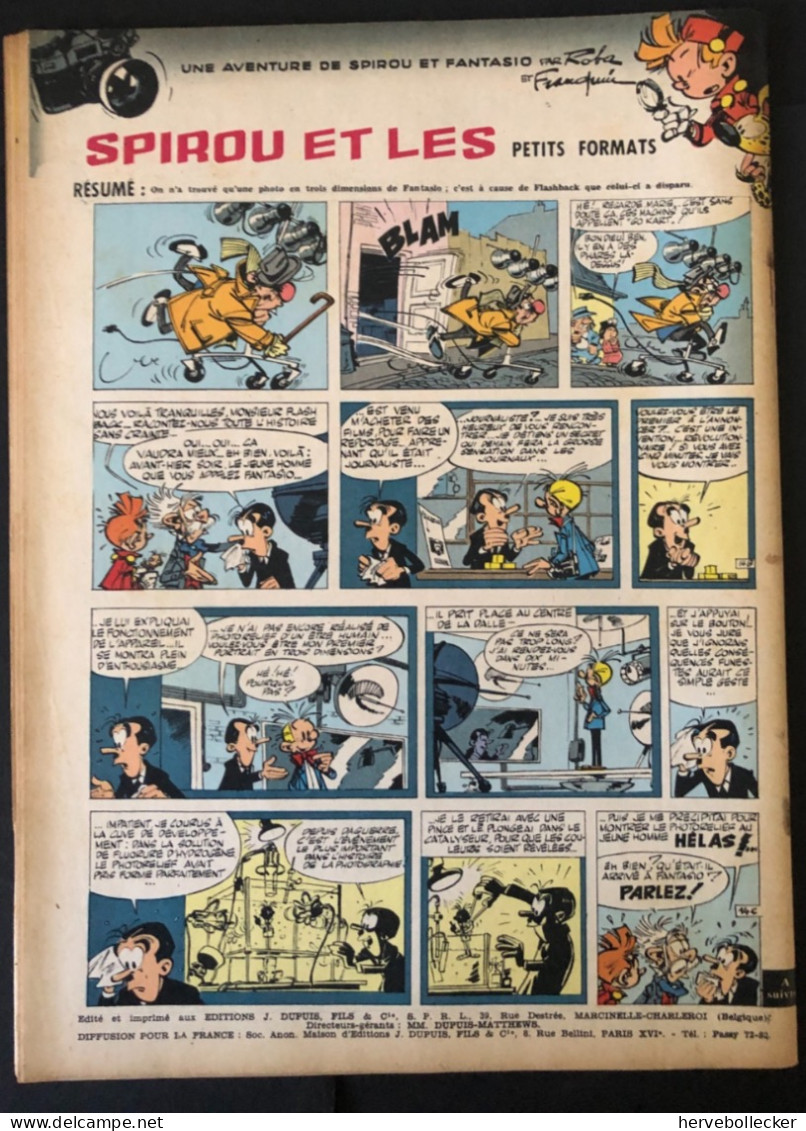 Spirou Hebdomadaire N° 1293 - 1963 - Spirou Magazine