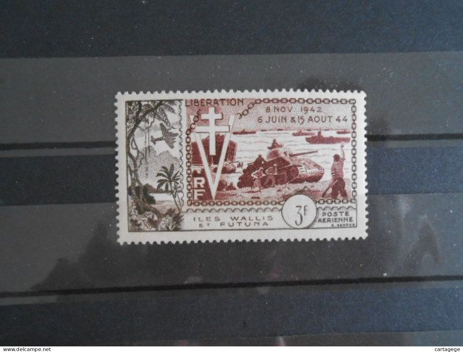 WALLIS-ET-FUTUNA YT PA14 - 10e ANNIVERSAIRE DE LA LIBERATION * - Unused Stamps