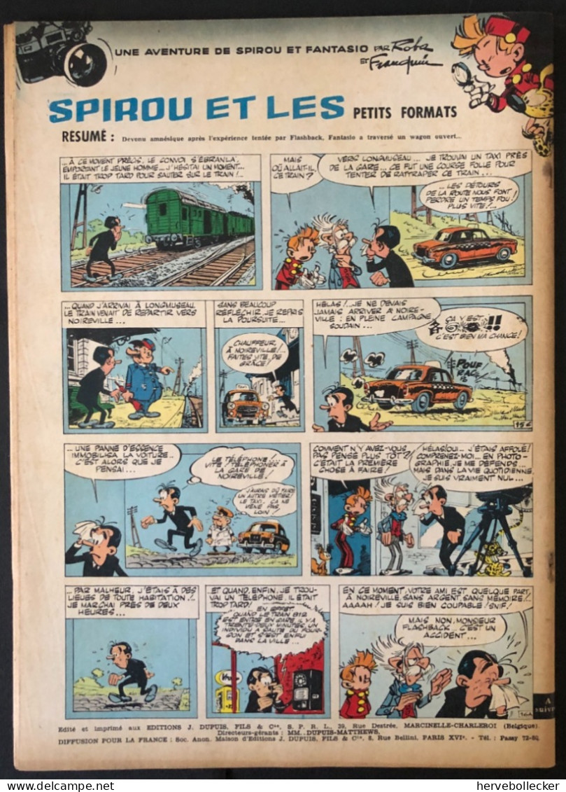 Spirou Hebdomadaire N° 1295 - 1963 - Spirou Magazine