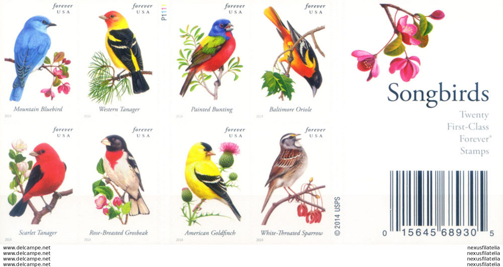 Fauna. Uccelli 2014. - Blocchi & Foglietti