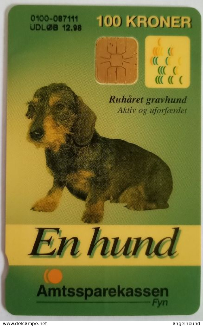 Denmark Danmont 100 Kr, Amtssparekassen Fyn Daschshund - Danemark