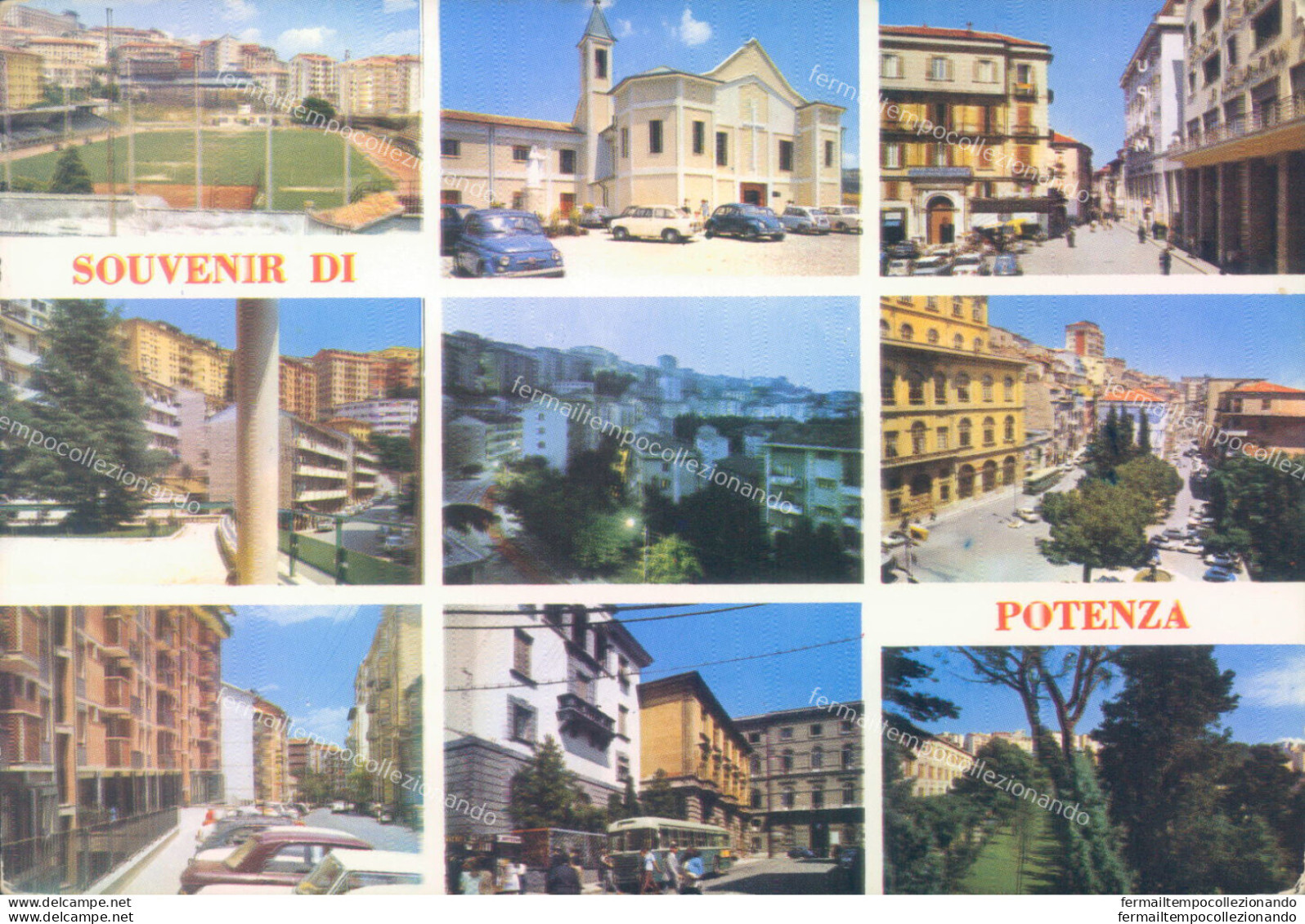 I751 Cartolina Souvenir Di Potenza - Potenza