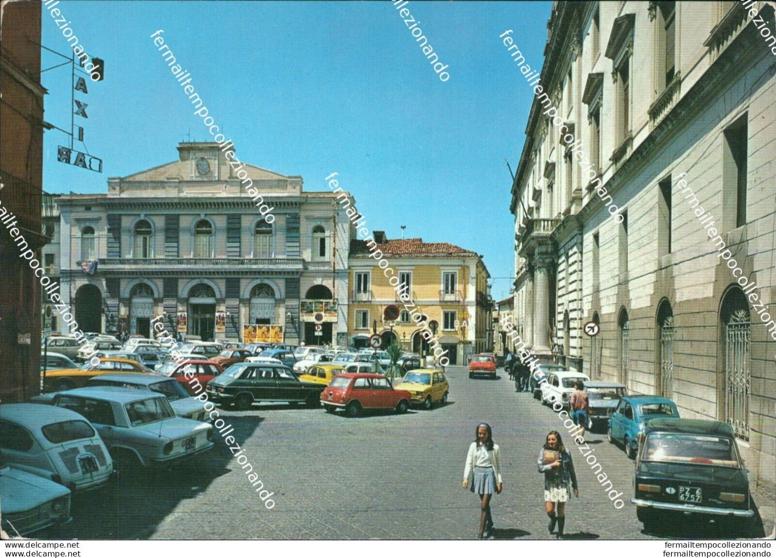 Bl399  Cartolina Potenza Citta' Piazza Mario Pagano - Potenza