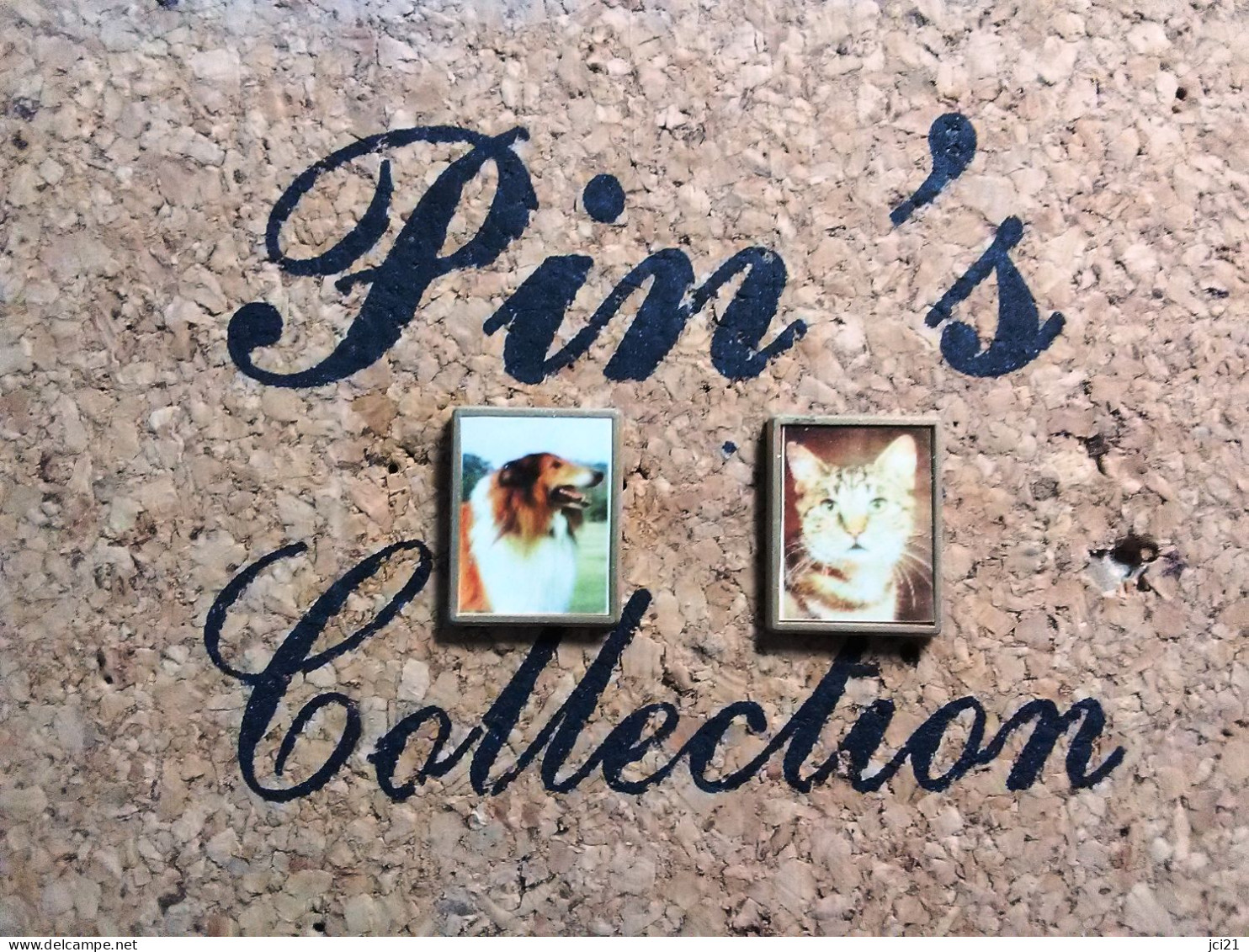 2 PIN'S  " CHIEN Et CHAT " _DP219 - Animaux