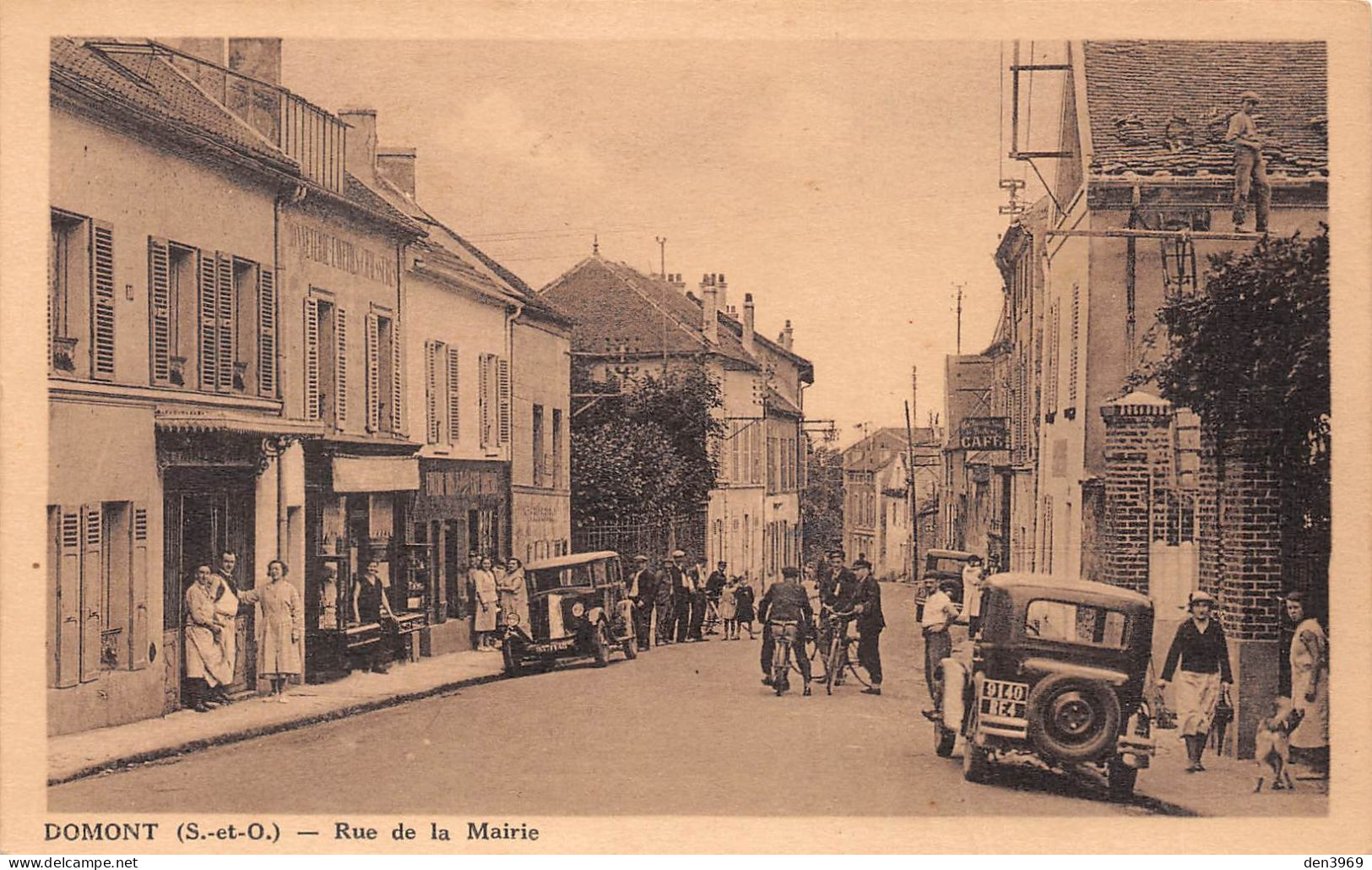 DOMONT (Val-d'Oise) - Rue De La Mairie - Automobiles - Domont