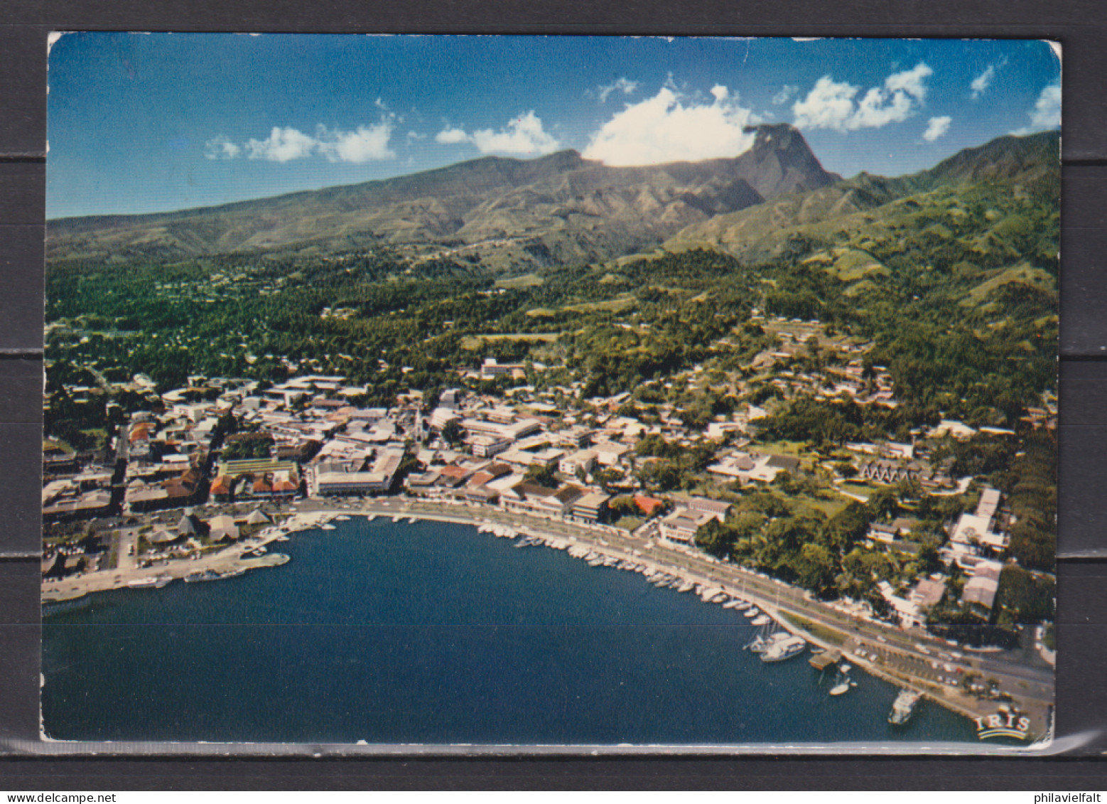 Frz. Polynesien 1981  MiNo. 257 Auf Fotokarte " Tahiti Papeete" Mit L1 PAQUEBOT Und Schiffspost-o Posted From High Seas - Briefe U. Dokumente