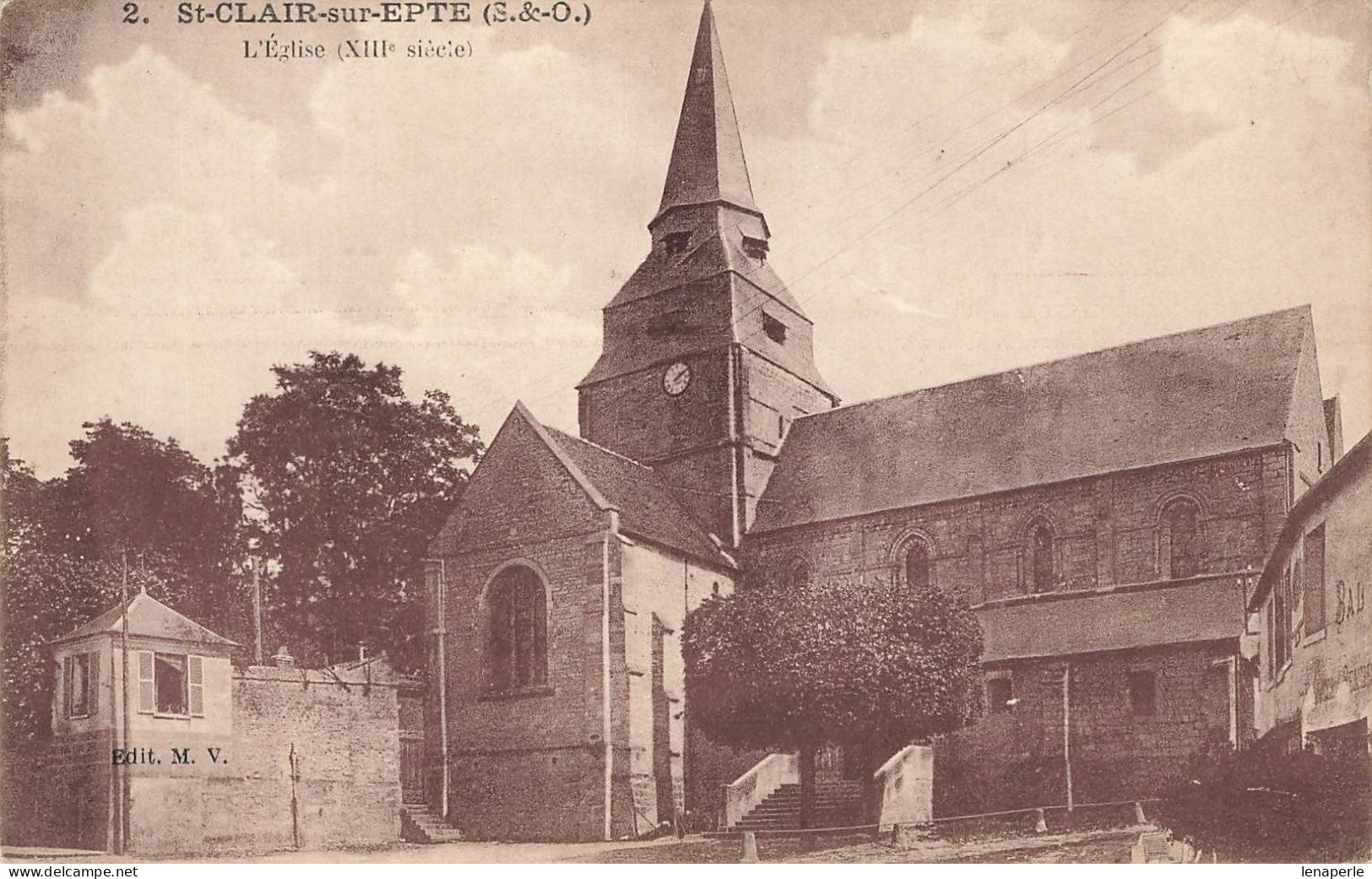 D5563 St Clair Sur Epte L'église - Saint-Clair-sur-Epte