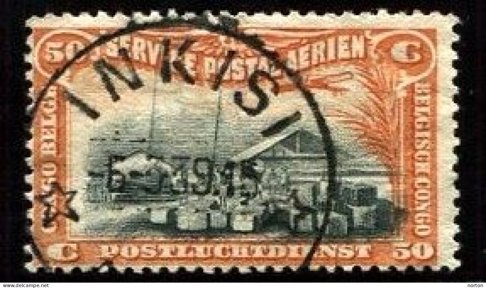 Congo Inkisi Oblit. Keach 8A1 Sur C.O.B. PA1 Le 06/03/1939 - Used Stamps