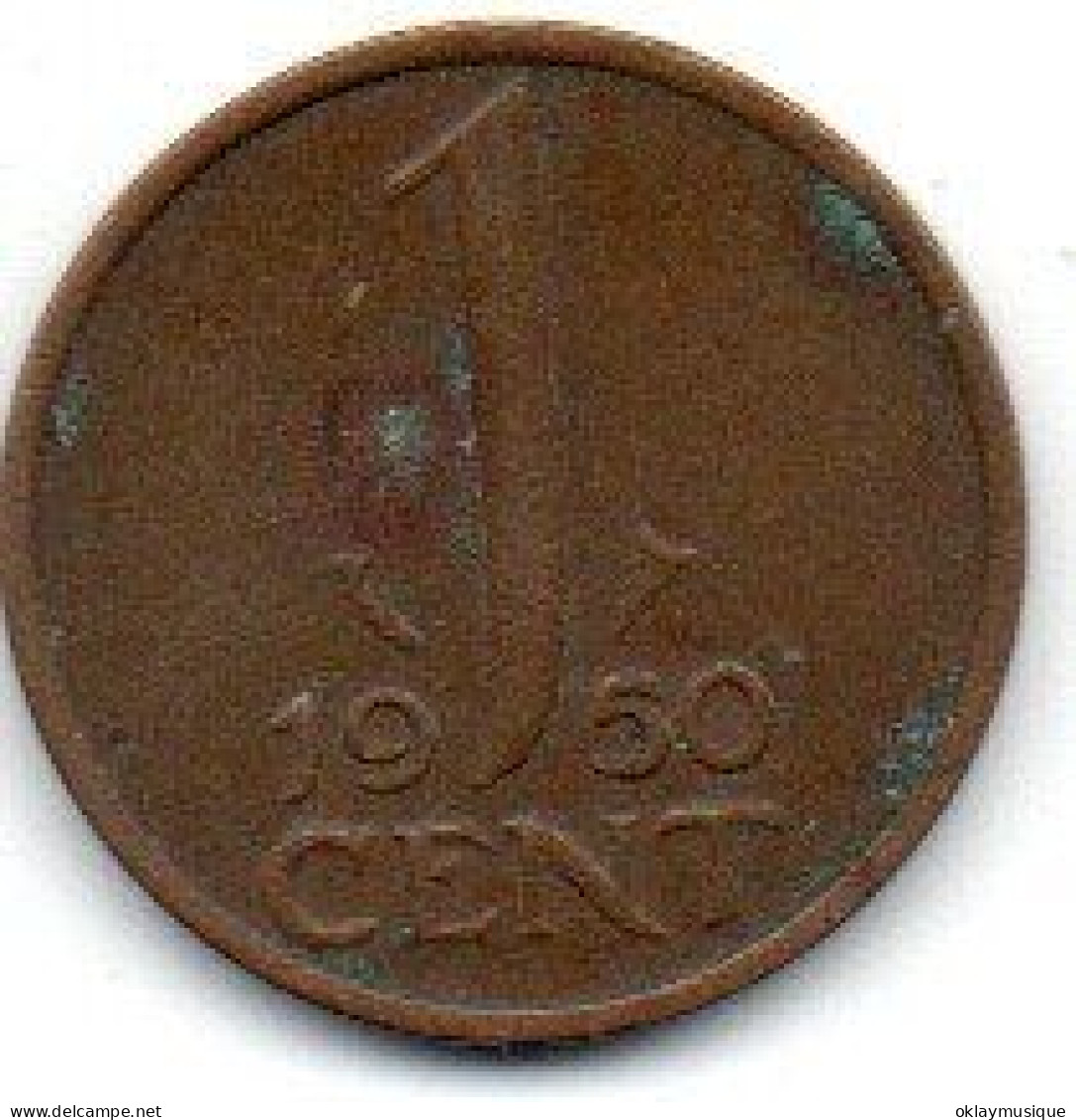 1 Cent 1950 - 1948-1980 : Juliana