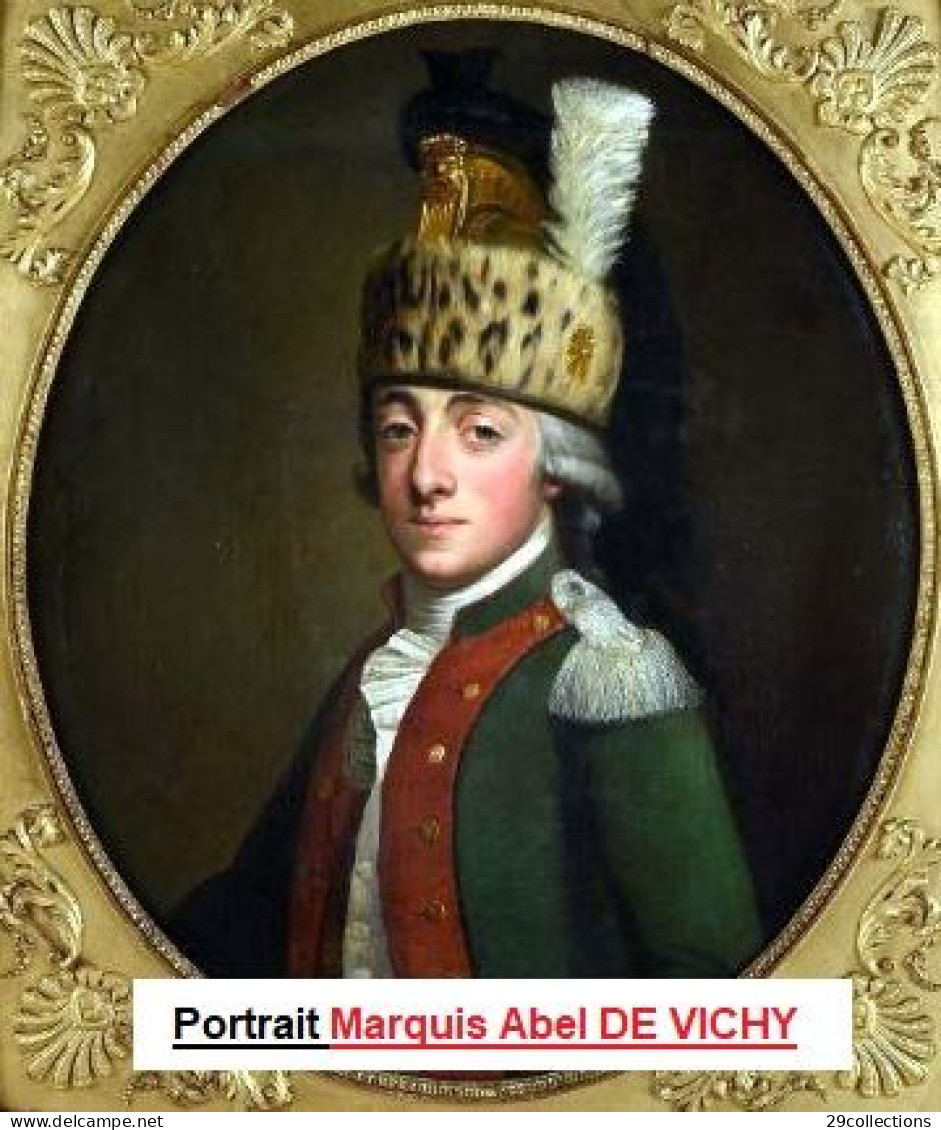 Autographe 1775 Maréchal de camp DE VICHY (1699-1781) à son fils Marquis Abel DE VICHY l'ami de CASANOVA & Mage MESMER