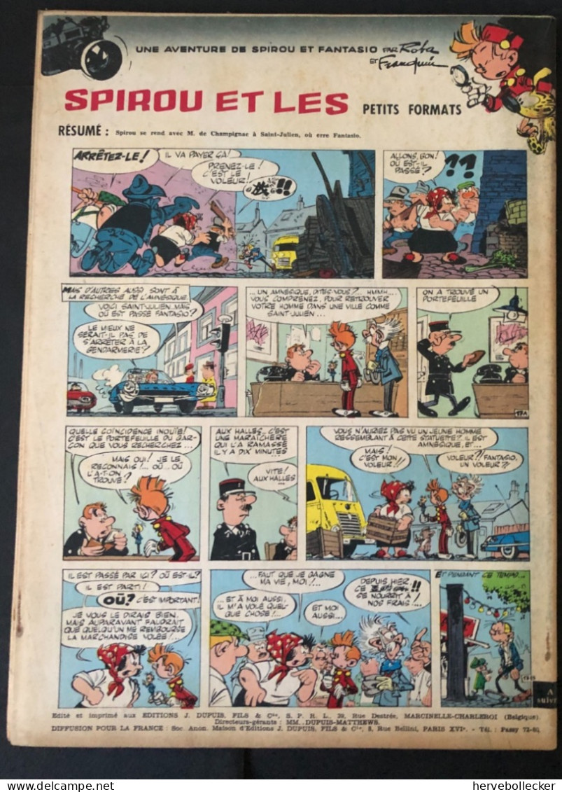 Spirou Hebdomadaire N° 1297 - 1963 - Spirou Magazine