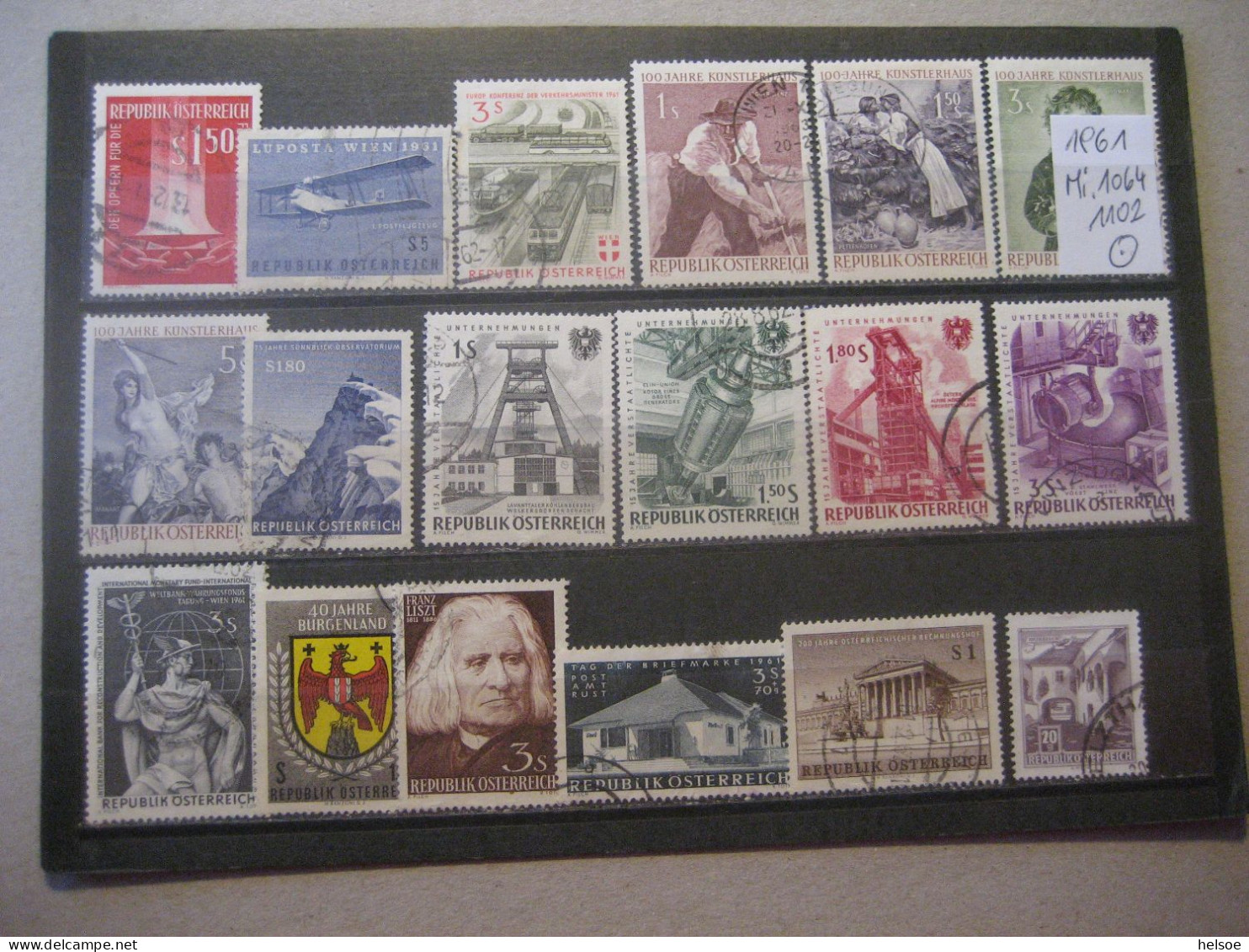 Österreich- Ganze Jahrgänge 1961, MiNr. 1048-1102 Gebraucht - Années Complètes