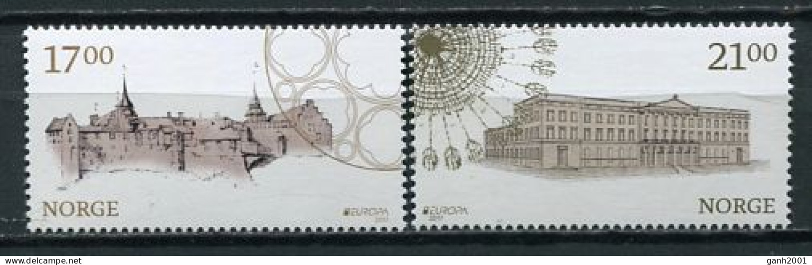 Norway 2017 Noruega / Europa CEPT Castles MNH Castillos Schlösser / Cu4805  40-12 - Unused Stamps