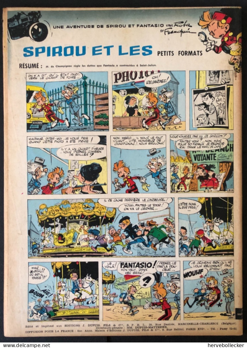 Spirou Hebdomadaire N° 1299 - 1963 - Spirou Magazine