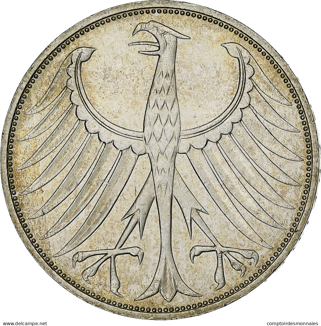 République Fédérale Allemande, 5 Mark, 1974, Hamburg, Argent, SUP+, KM:112.1 - 5 Mark