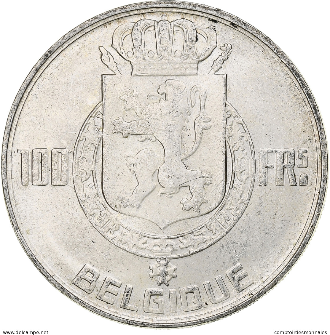 Belgique, Régence Prince Charles, 100 Francs, 1948, Bruxelles, Argent, TTB - 100 Franc