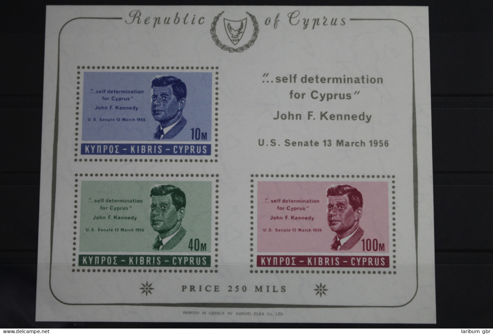 Zypern Block 3 Mit 247-249 Postfrisch #VN491 - Used Stamps