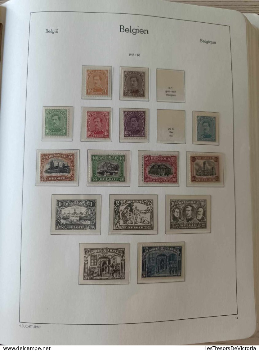 Album De Timbres - Belgique De 1849 à 1944 - Incomplet - Neufs - Altri & Non Classificati