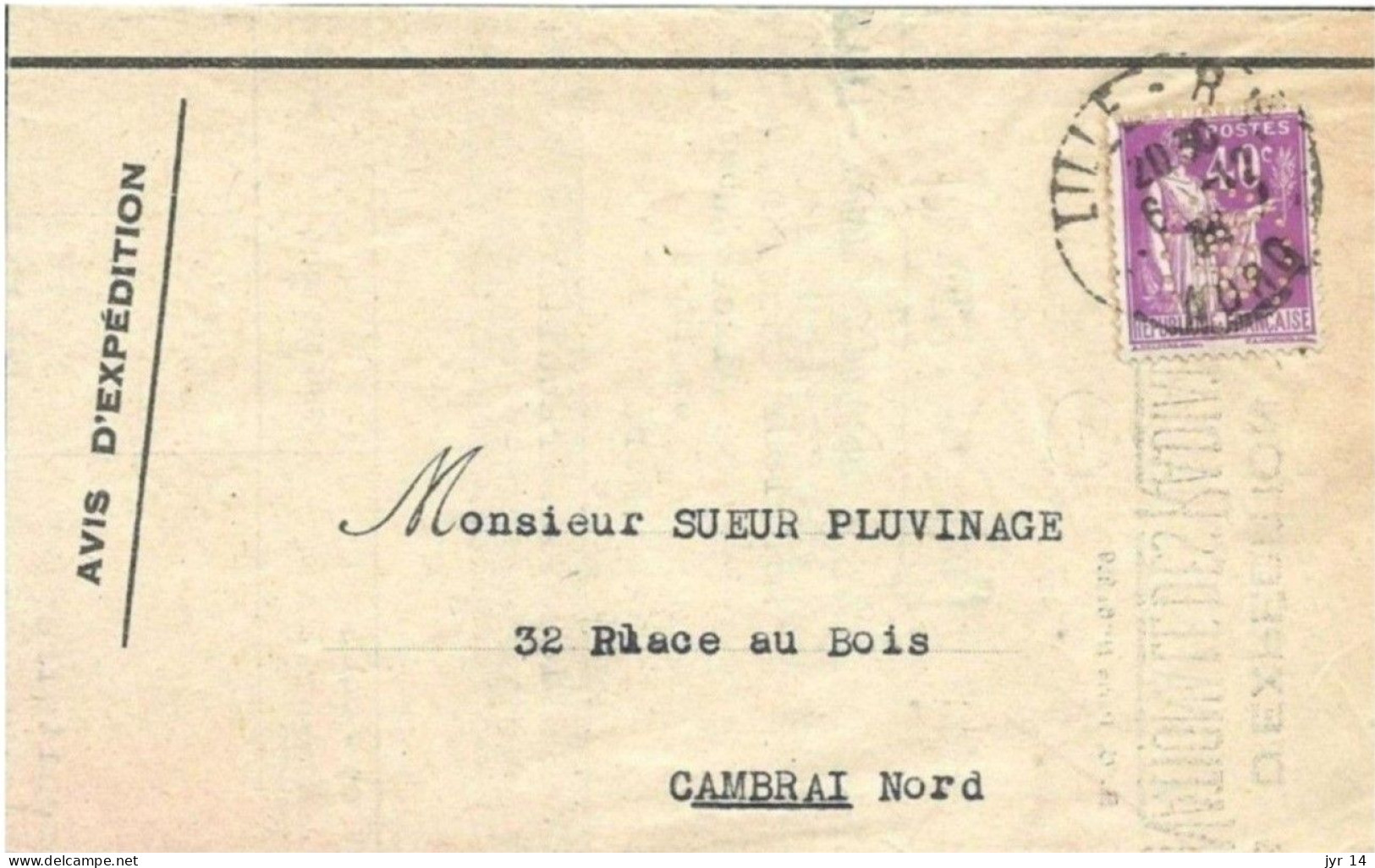 Y & T  N°  281  Perforé  C N R   318  Sur Lettre  Cie NATIONALE Des RADIATEURS  06/10/1938 - Altri & Non Classificati