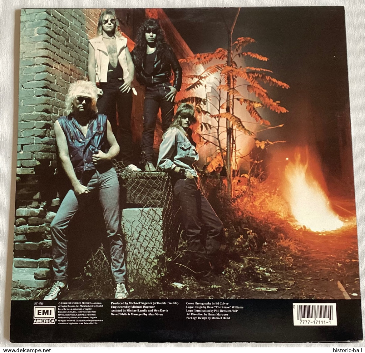 GREAT WHITE - Same - LP - 1984 - US Press - Hard Rock & Metal
