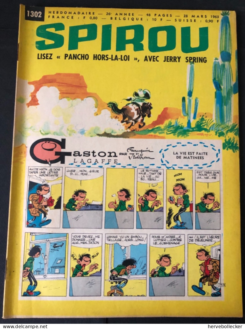 Spirou Hebdomadaire N° 1302 - 1963 - Spirou Magazine